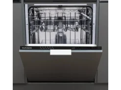 Telefunken Geschirrspüler Vollintegrierbar 60 cm Einbau Spülmaschine 12 Maßgedecke 6 Programme AquaStop GEV6012D< Geschirrspüler