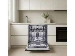 Telefunken Geschirrspüler Vollintegrierbar 60 cm Einbau Spülmaschine 12 Maßgedecke 6 Programme AquaStop GEV6012D< Geschirrspüler