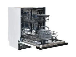 Telefunken Geschirrspüler Vollintegrierbar 60 cm Einbau Spülmaschine 12 Maßgedecke 6 Programme AquaStop GEV6012D< Geschirrspüler