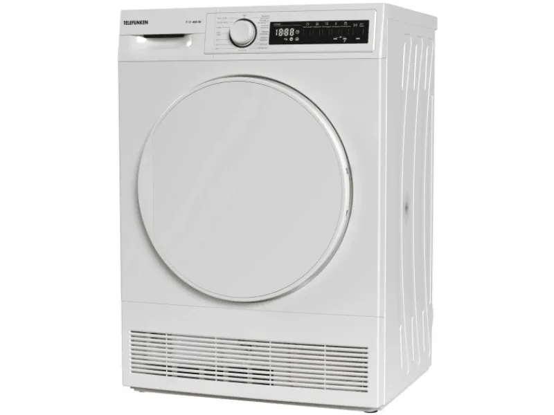 Telefunken Kondenstrockner 7kg mit 15 Programmen Knitterschutz Startzeitvorwahl T-11-400-W< Wäschetrockner