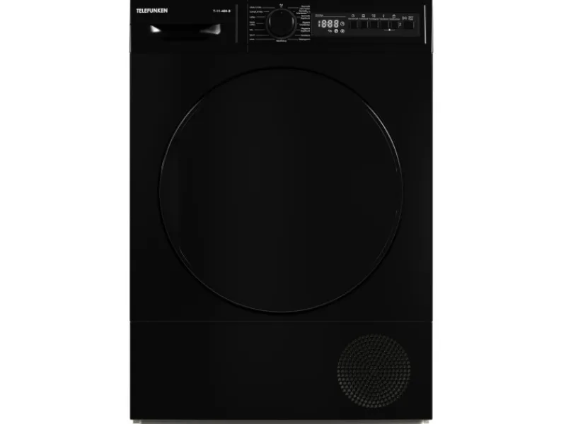 Telefunken Kondenstrockner 7kg mit 15 Programmen Knitterschutz Startzeitvorwahl T-11-400-B< Wäschetrockner