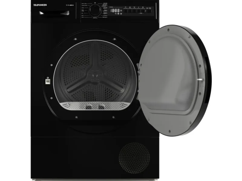 Telefunken Kondenstrockner 7kg mit 15 Programmen Knitterschutz Startzeitvorwahl T-11-400-B< Wäschetrockner
