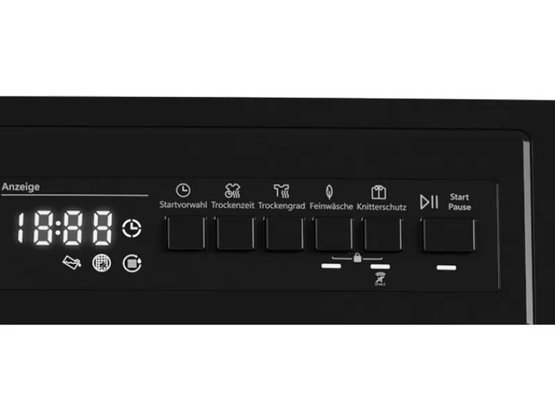 Telefunken Kondenstrockner 7kg mit 15 Programmen Knitterschutz Startzeitvorwahl T-11-400-B< Wäschetrockner