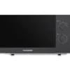 Telefunken Haushaltsgeräte<Mikrowelle Solo Mikrowellengerät Klein mit 20 L Garraum 700 W 5 Leistungsstufen Schwarz B-MW-20-G-B