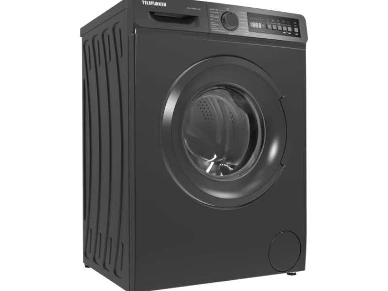 Outlet Telefunken Waschmaschine 8kg Frontlader 1400 U/Min. Inverter Motor AquaStop Schontrommel W-8-1400-A-DI Inox