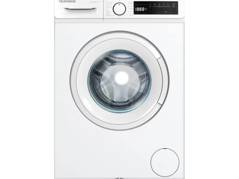 New Telefunken Waschmaschine 8kg 1400 U/Min. Inverter Motor AquaStop 15 Programme W-8-1400-A-W weiß