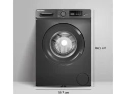 Discount Telefunken Waschmaschine 7kg Frontlader 1400 U/Min Inverter Motor AquaStop Schontrommel Dark Inox W-7-1400-A-DI