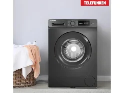 Discount Telefunken Waschmaschine 7kg Frontlader 1400 U/Min Inverter Motor AquaStop Schontrommel Dark Inox W-7-1400-A-DI