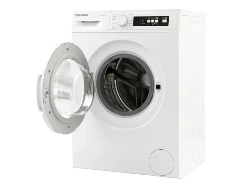 Telefunken Waschmaschine 5kg 1000 U/Min. Frontlader Schontrommel Überlaufschutz 15 Programme W-01-52-W weiß< Waschmaschinen