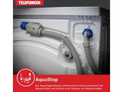 Best Telefunken Waschmaschine 7kg 1400 U/Min Inverter Motor AquaStop 15 Programme W-7-1400-A-W