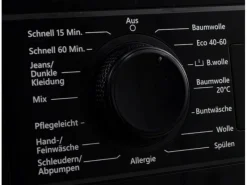 Telefunken W-01-52-B Waschmaschine 5 kg Frontlader 1000 U/Min 15 Programme Mengenautomatik Überlaufschutz< Waschmaschinen