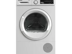Telefunken Wärmepumpentrockner für 8 kg Wäsche Trockner Frontlader Wäschetrockner mit Knitterschutz Leise TWP8CW< Wäschetrockner