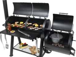 New Tepro Smoker Indianapolis Schwarz