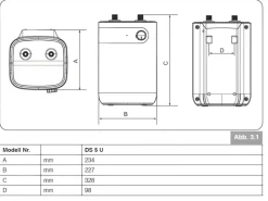 Discount Thermoflow Obertischspeicher druckfest 15 Liter DS15O