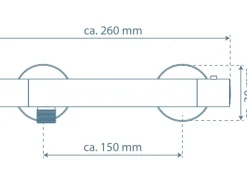 Clearance Schütte Thermostat-Duscharmatur Vico