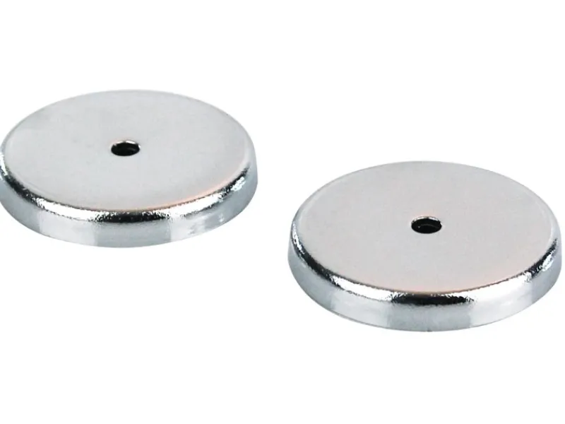 Tifler Kühlschränke<Rundmagnet Mit Chromblende Ø 31 mm Bis 2 kg 2 Stück
