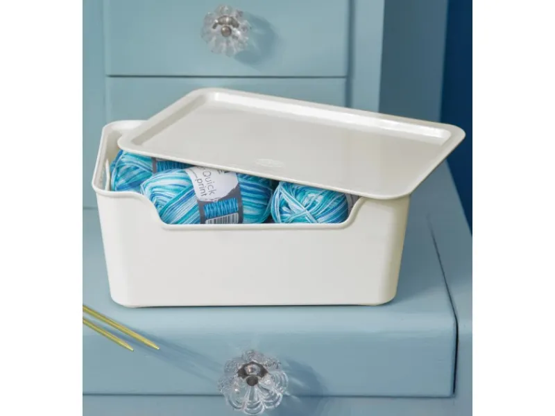 Discount Tontarelli Organizer-Box Bella XL 11,2 cm x 28 cm x 17,9 cm Weiß