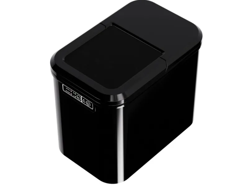 Online Tronitechnik Eiswürfelmaschine Ice Maker Eiswürfelbereiter Schwarz Kunststoff