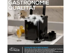 Online Tronitechnik Eiswürfelmaschine Ice Maker Eiswürfelbereiter Schwarz Kunststoff