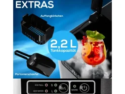 Tronitechnik Eiswürfelmaschine Ice Maker Eiswürfelbereiter Silber Edelstahl< Haushaltsgeräte