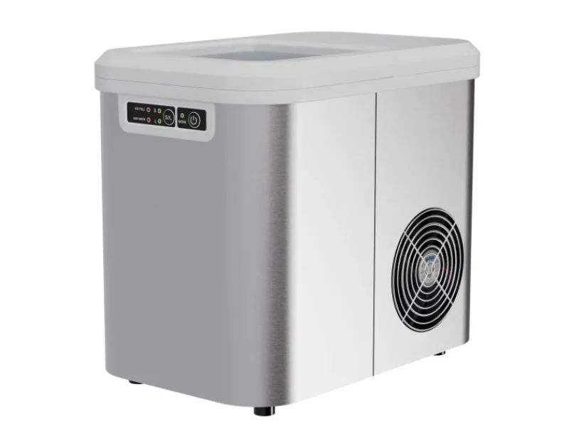 Tronitechnik Eiswürfelmaschine Ice Maker Eiswürfelbereiter Silber Edelstahl< Haushaltsgeräte