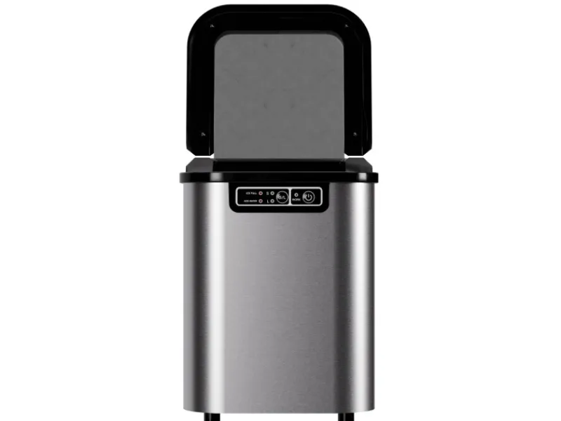 Tronitechnik Eiswürfelmaschine Ice Maker Eiswürfelbereiter Silber Edelstahl< Haushaltsgeräte