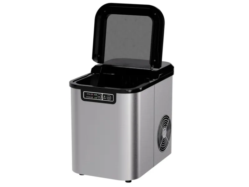 Tronitechnik Eiswürfelmaschine Ice Maker Eiswürfelbereiter Silber Edelstahl< Haushaltsgeräte