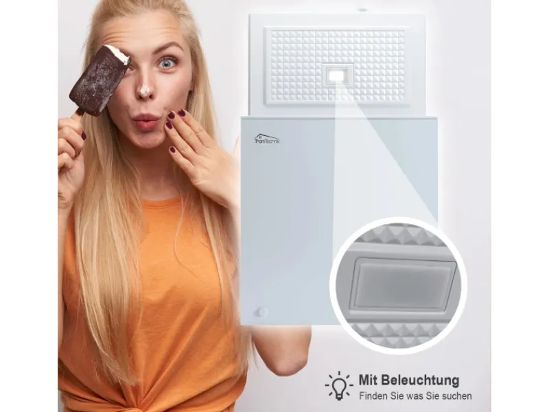 Tronitechnik Gefriertruhe Kühltruhe Borgar Pro Mit 2In1 Gefrier- Und Kühlfunktion | 160 Liter 184Kwh/Jahr Led Griff< Gefrierschränke