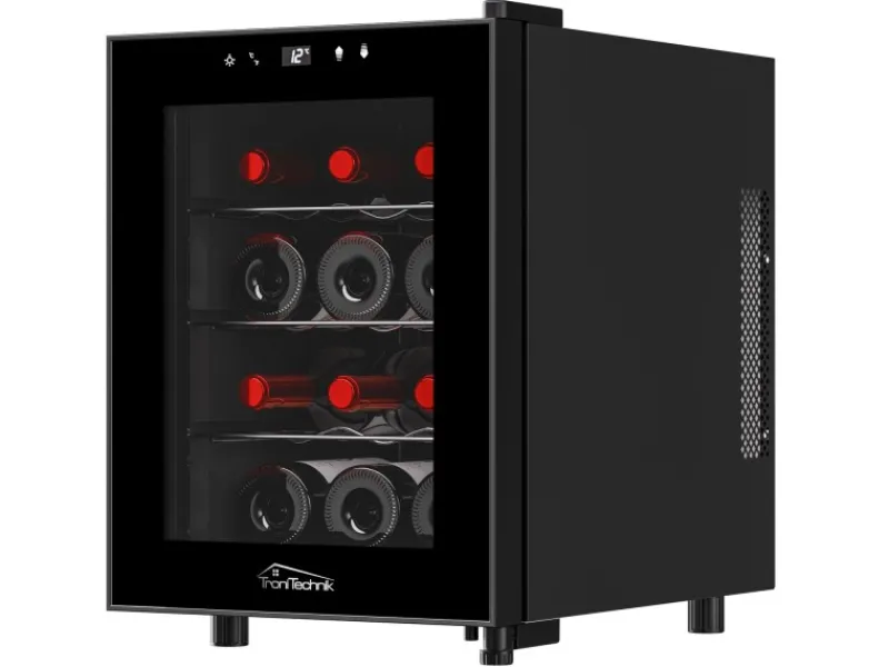 Tronitechnik Weinkühlschrank Bordeaux Getränkekühlschrank 31 Liter 12 Flaschen< Kühlschränke