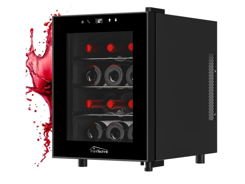 Tronitechnik Weinkühlschrank Bordeaux Getränkekühlschrank 31 Liter 12 Flaschen< Kühlschränke