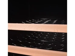 Tronitechnik Weinkühlschrank Getraenkekühlschrank 126 Liter 63 Flaschen Wein Kühlschrank Edelstahl-Optik Mit Led< Kühlschränke