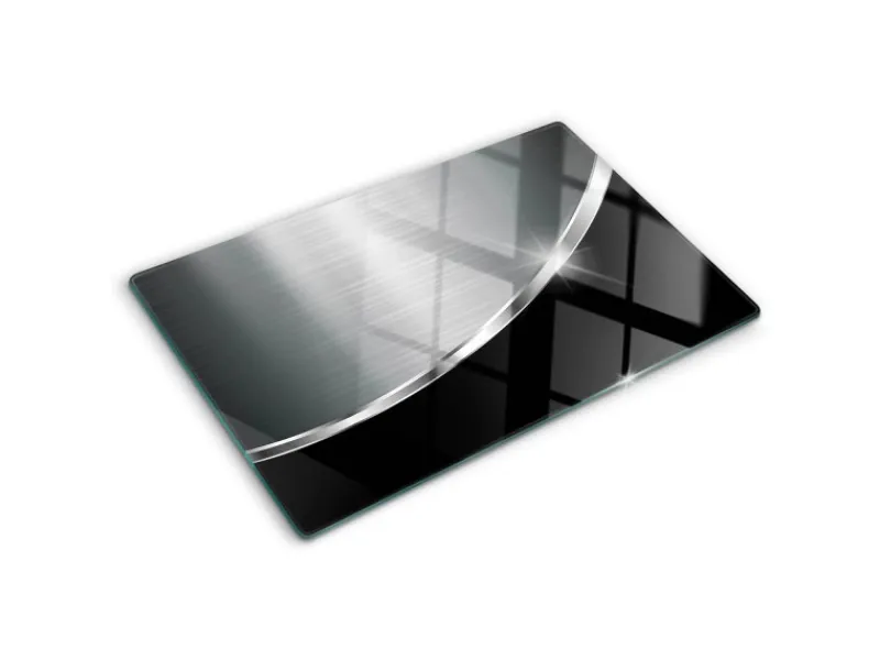 Schneidebretter<Tulup Herdabdeckplatte 80x52 cm Schneidebrett Glas Schutzplatte Küchenutensilien Spritzschutz Abdeckung Textur