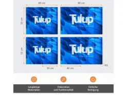 Schneidebretter<Tulup Herdabdeckplatte 80x52 cm Schneidebrett Glas Schutzplatte Küchenutensilien Spritzschutz Abdeckung Textur