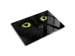 Tulup Herdabdeckplatte 80x52 cm Glas-Servierbrett Küchenutensilien Schutzplatte Spritzschutz Abdeckung Katzenaugen< Herdabdeckungen