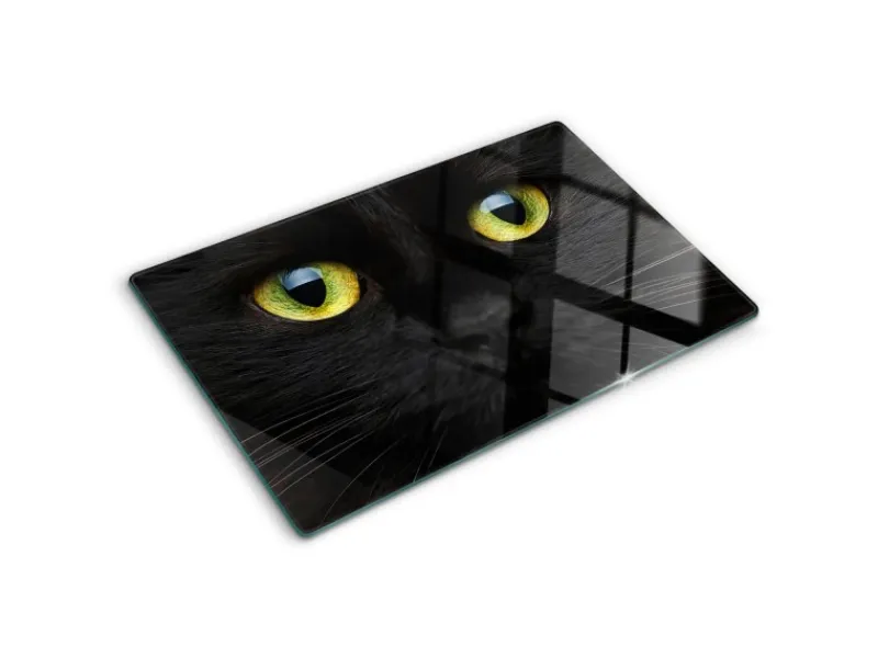Tulup Herdabdeckplatte 80x52 cm Glas-Servierbrett Küchenutensilien Schutzplatte Spritzschutz Abdeckung Katzenaugen< Herdabdeckungen