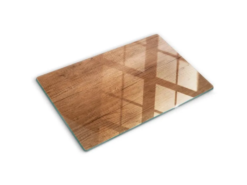 Tulup Herdabdeckplatte 80x52 cm Schneidebrett Glas Schutzplatte Küchenutensilien Spritzschutz Abdeckung Holz< Schneidebretter|Herdabdeckungen
