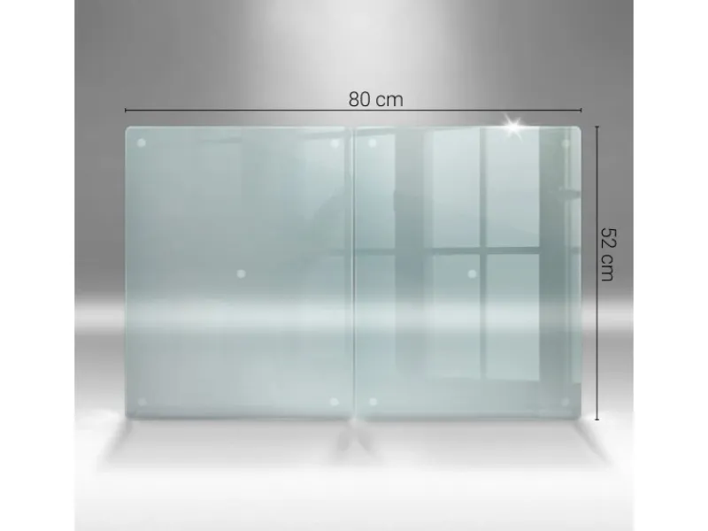 Schneidebretter|Herdabdeckungen<Tulup Schneidebrett Durchsichtiges Schneidebrett 2 Stück 40x52 Rechteckige Schneidebretter Küchenbrett Durchsichtig