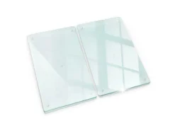 Tulup Schneidebrett Küchenbrett Durchsichtig 2 Stück 30x52 Rechteckige Schneidebretter Küchen Schneidebrett Glas< Schneidebretter|Herdabdeckungen