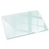 Tulup Schneidebrett Küchen Schneidebrett Glas 80x52 cm Rechteckiges Schneidebrett Glas Schneidebrett Transparent< Schneidebretter|Herdabdeckungen
