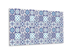 Küchenrückwände<Tulup Wandpaneel Azulejo Muster Wandverkleidung Innen 100x50 cm Wandverkleidung Selbstklebend Wandverkleidung Modern