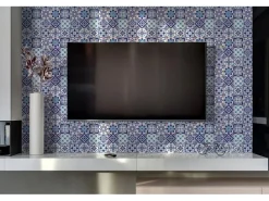 Küchenrückwände<Tulup Wandpaneel Azulejo Muster Wandverkleidung Innen 100x50 cm Wandverkleidung Selbstklebend Wandverkleidung Modern