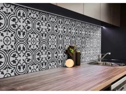Tulup Wandpaneel Blumenmotive Wandverkleidung Kunststoff 100x50 cm Vinyl Wandverkleidung Selbstklebend Wandverkleidung Modern< Küchenrückwände