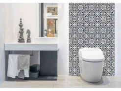 Tulup Wandpaneel Blumenmotive Wandverkleidung Kunststoff 100x50 cm Vinyl Wandverkleidung Selbstklebend Wandverkleidung Modern< Küchenrückwände