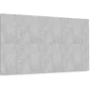 Clearance Tulup Wandpaneel Gerissener Beton PVC Wandpaneel 100x50 cm Dekorpaneel Wandverkleidung Selbstklebend