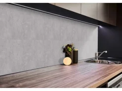 Clearance Tulup Wandpaneel Gerissener Beton PVC Wandpaneel 100x50 cm Dekorpaneel Wandverkleidung Selbstklebend