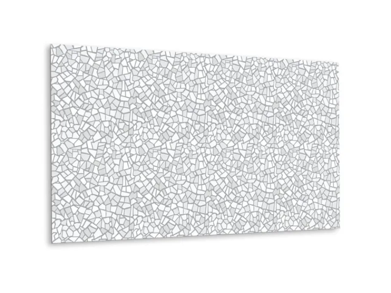Tulup Wandpaneel Graues Mosaik Wandverkleidung Paneel 100x50 cm PVC Wandpaneel Wandverkleidung Innen< Küchenrückwände