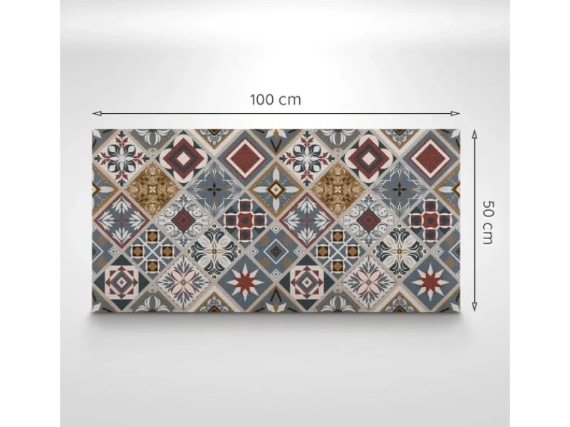 Tulup Wandpaneel Graues Mosaik Wandverkleidung Paneel 100x50 cm PVC Wandpaneel Wandverkleidung Innen< Küchenrückwände