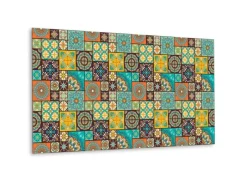 Küchenrückwände<Tulup Wandpaneel Patchwork Wandverkleidung Modern 100x50 cm Wandverkleidung Paneel Wandpaneel Selbstklebend