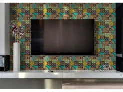 Küchenrückwände<Tulup Wandpaneel Patchwork Wandverkleidung Modern 100x50 cm Wandverkleidung Paneel Wandpaneel Selbstklebend
