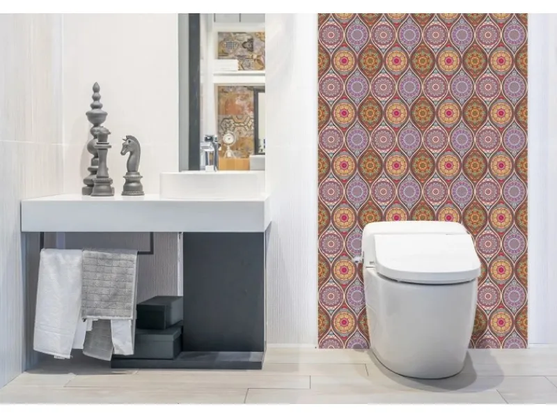 Tulup Wandpaneel Wunderschönes Mandala Wandverkleidung Selbstklebend 100x50 cm Wandverkleidung Kunststoff Wandverkleidung Paneel< Küchenrückwände